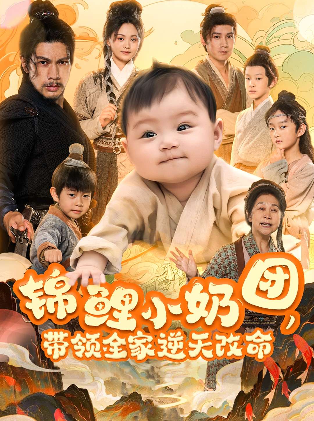 锦鲤小奶团,带领全家逆天改命